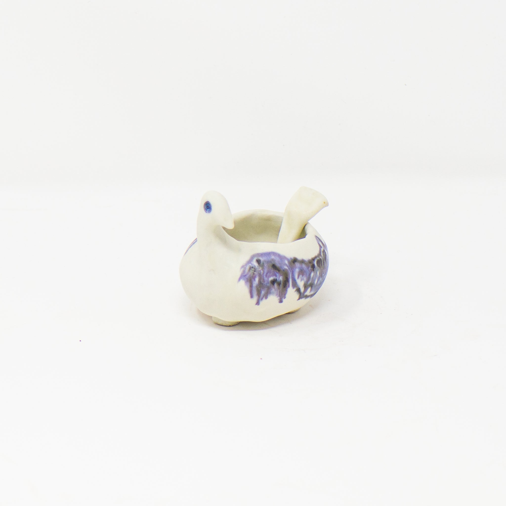 Little Bird Porcelain Sugar Bowl