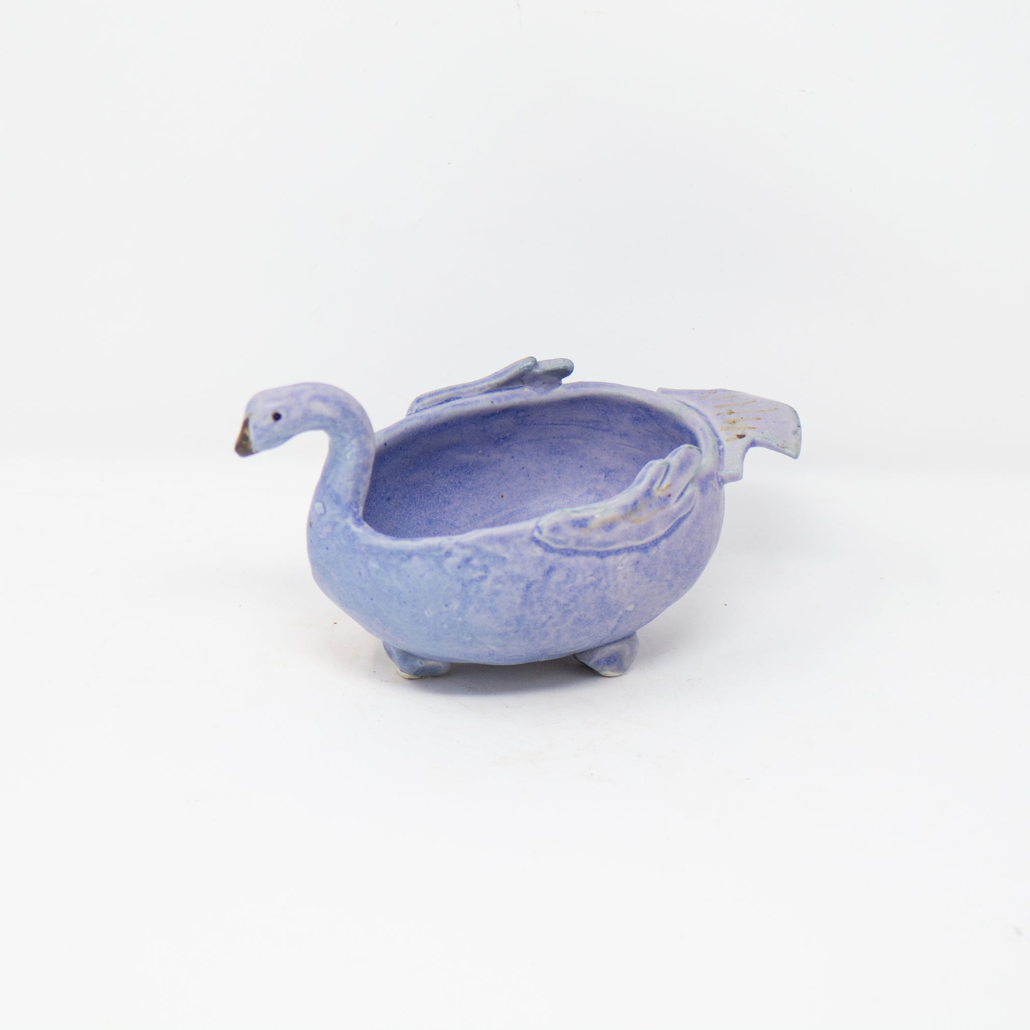 Everly Blue Porcelain Bird Bowl