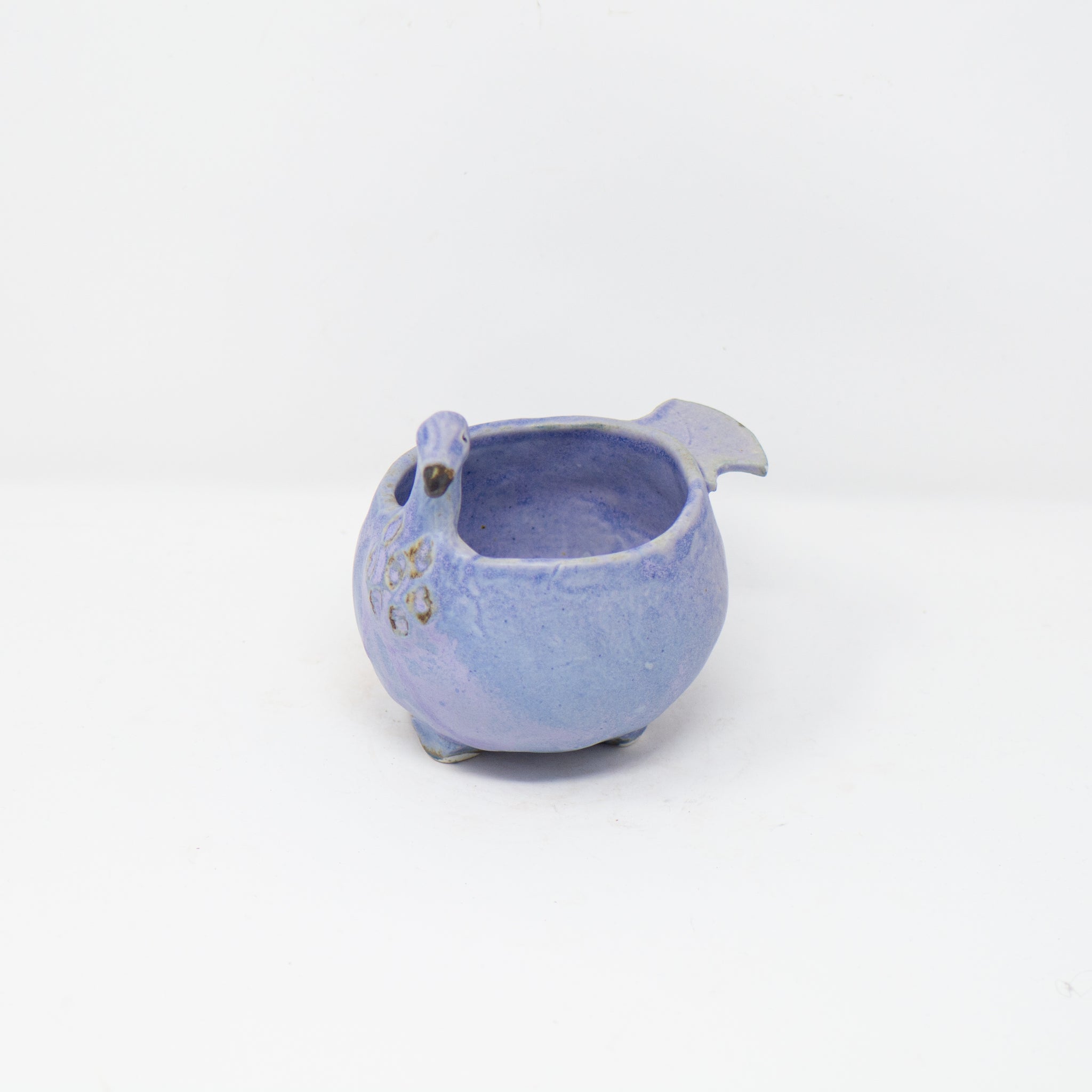 Everly Blue Porcelain Bird Bowl