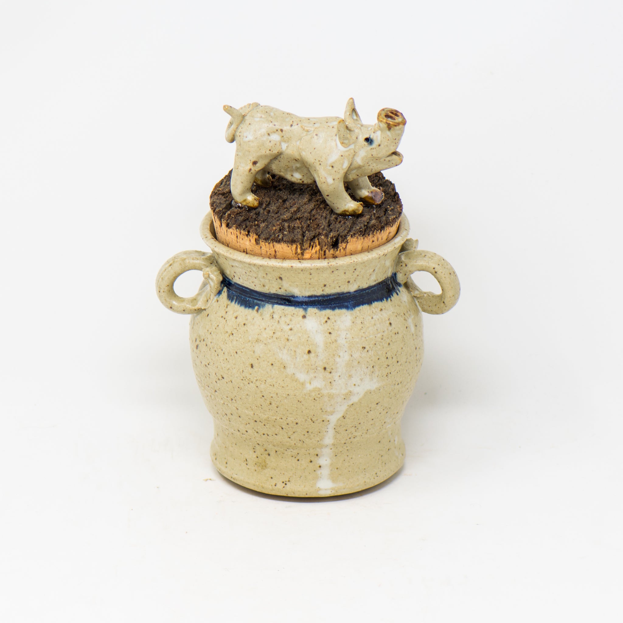 Pig Cork Jar